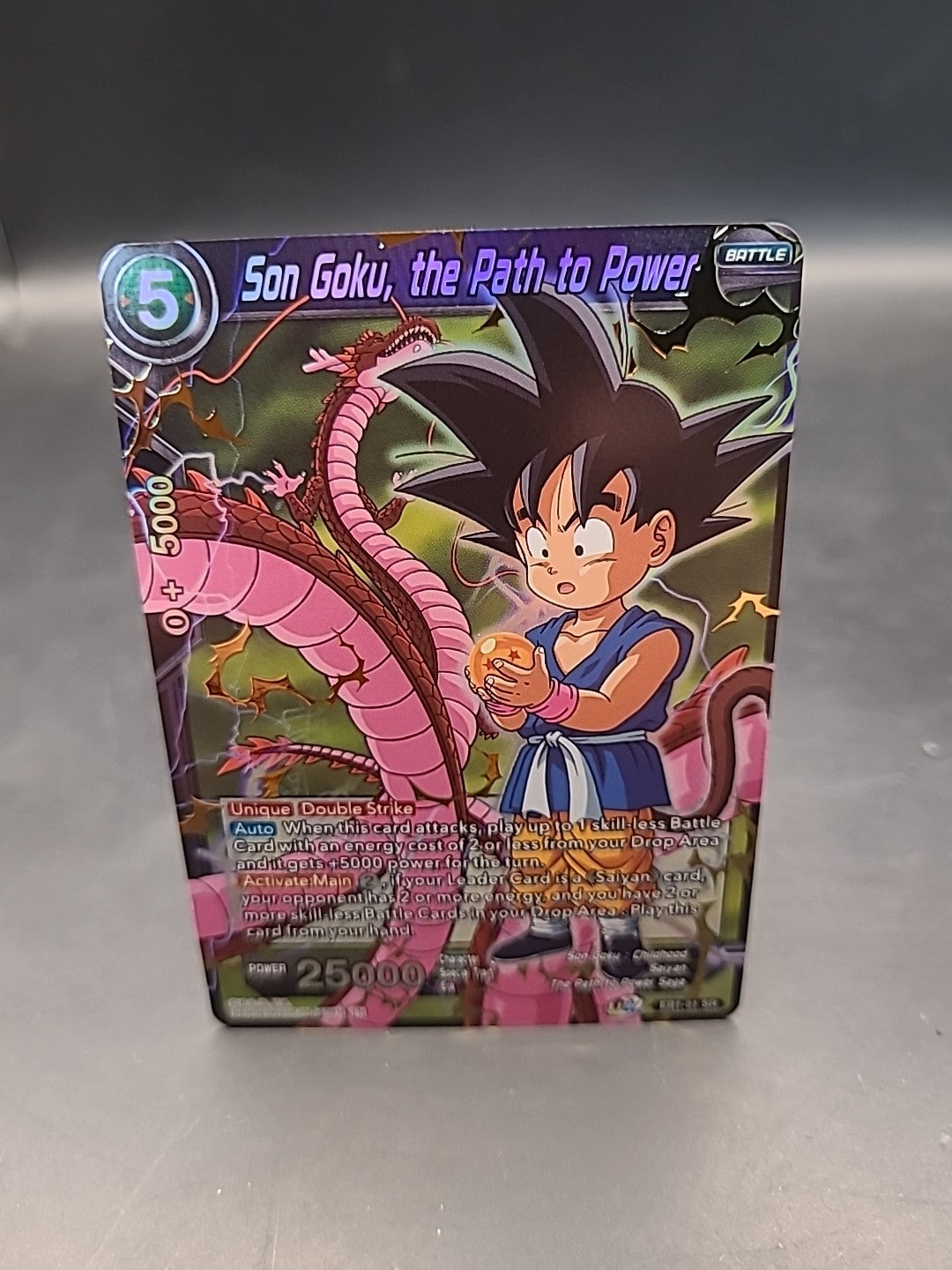Son Goku, The Path to Power EB1-51 SR - Dragon Ball Super Card Game