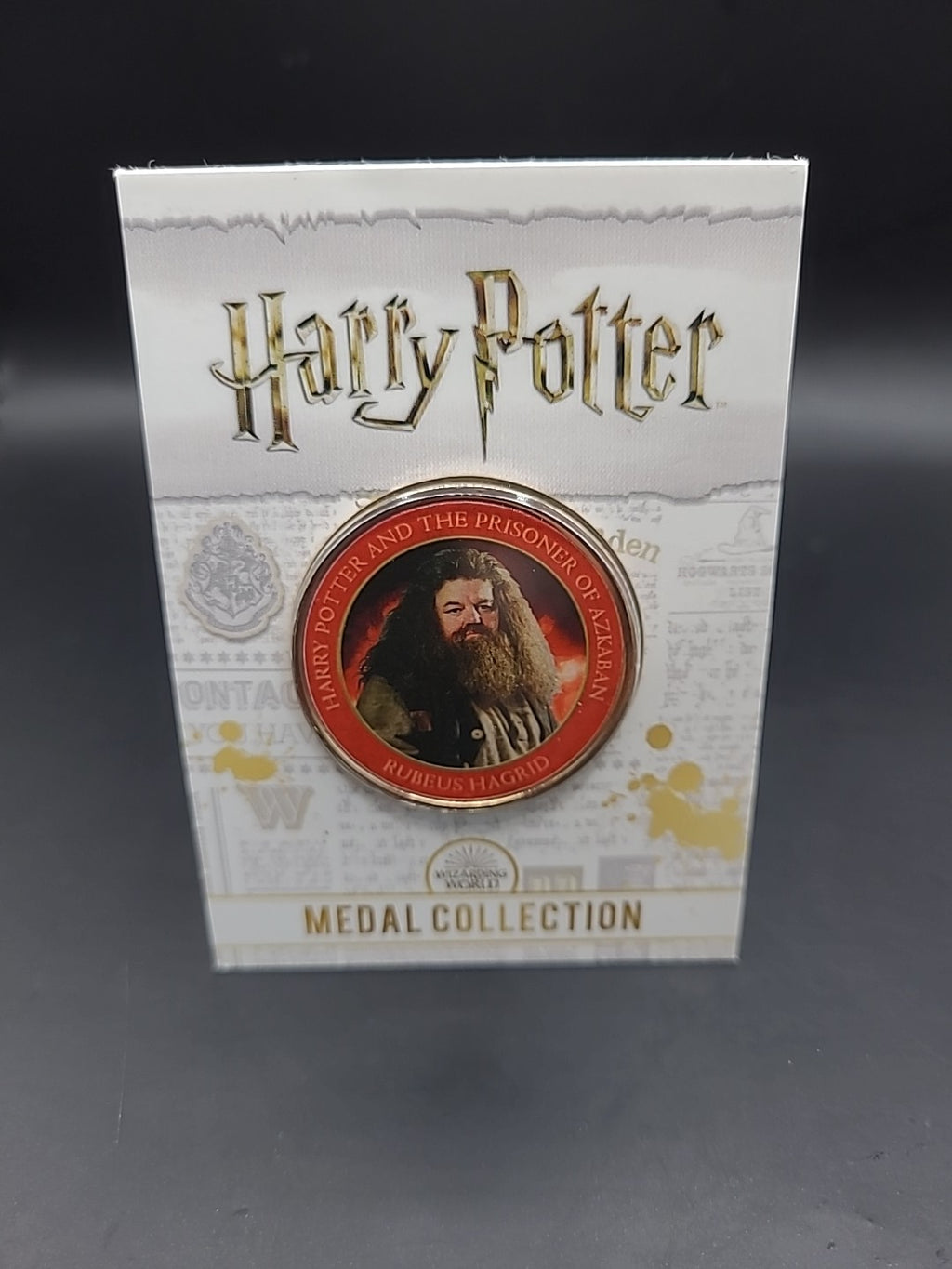 RARE HARRY POTTER MEDAL COIN PRISONER OF AZKABAN RUBEUS HAGRID COLTRANE