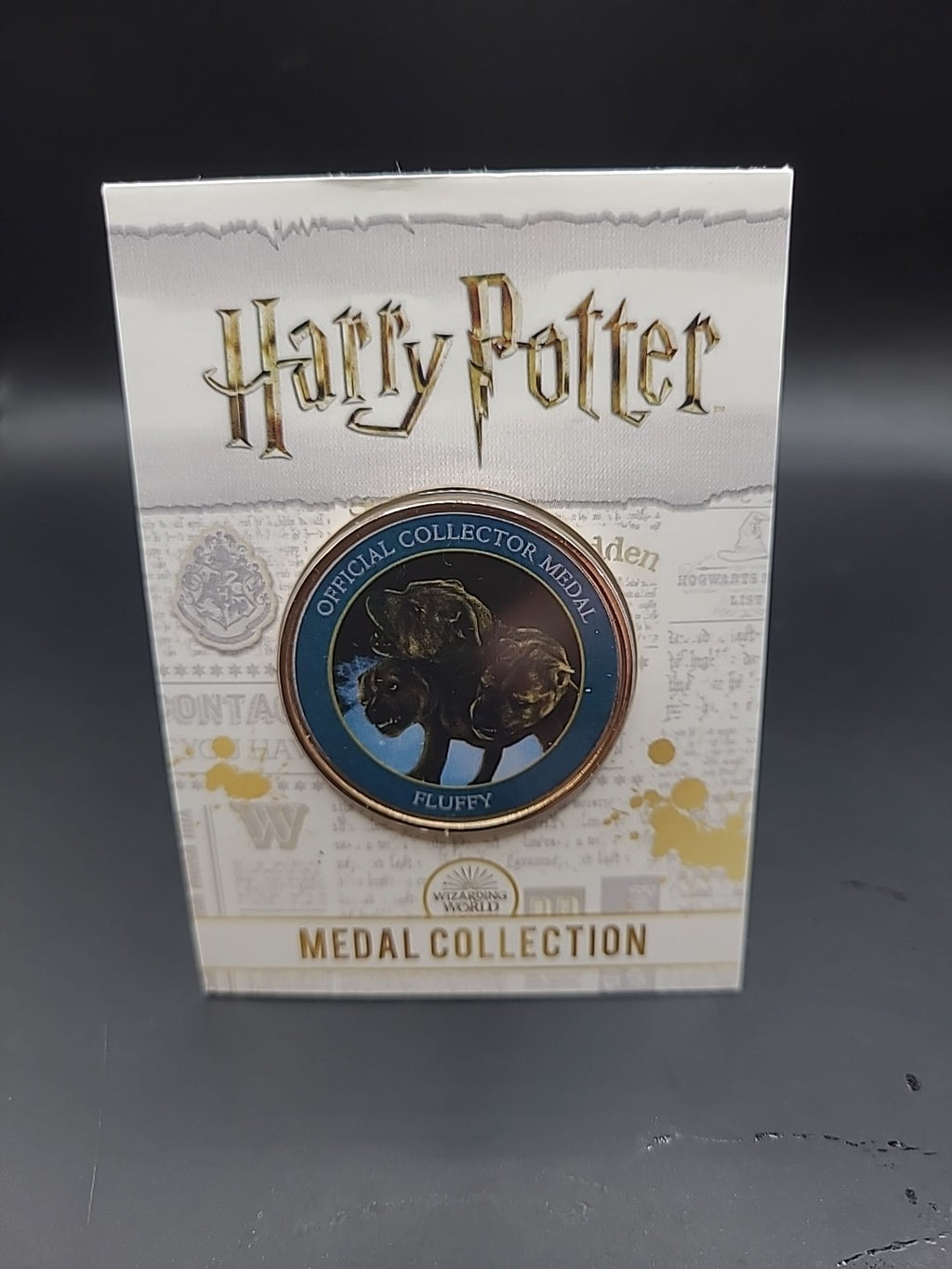 Harry Potter Official Medal Collection BLUE FLUFFY Collector Medal