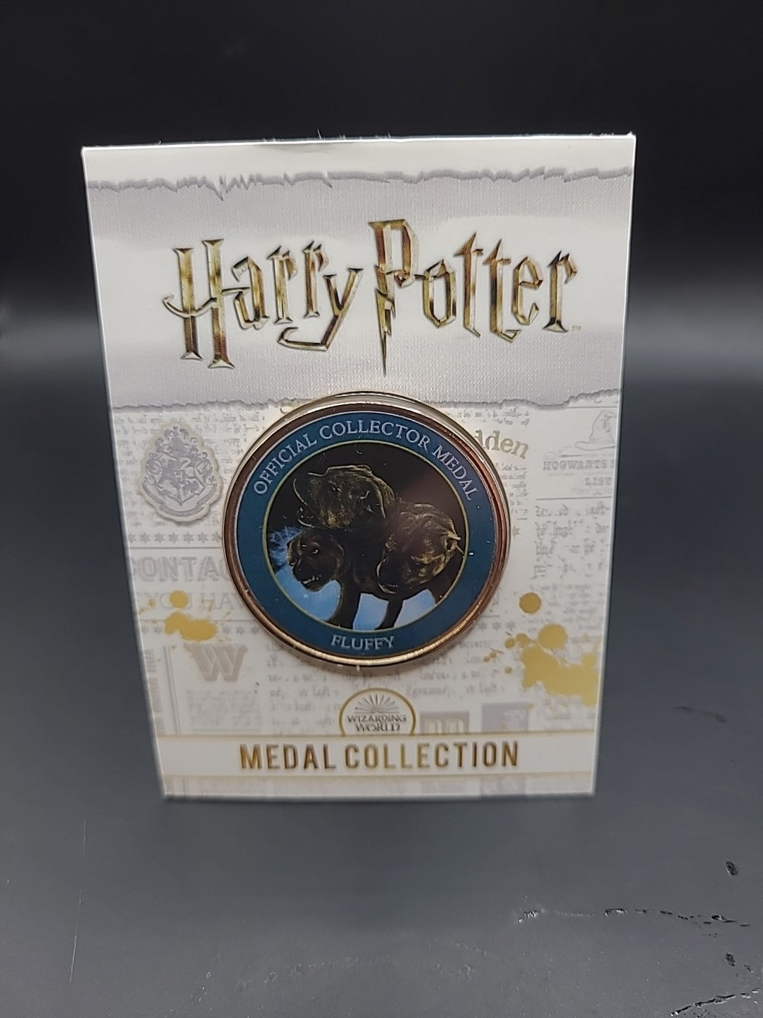 Harry Potter Official Medal Collection BLUE FLUFFY Collector Medal