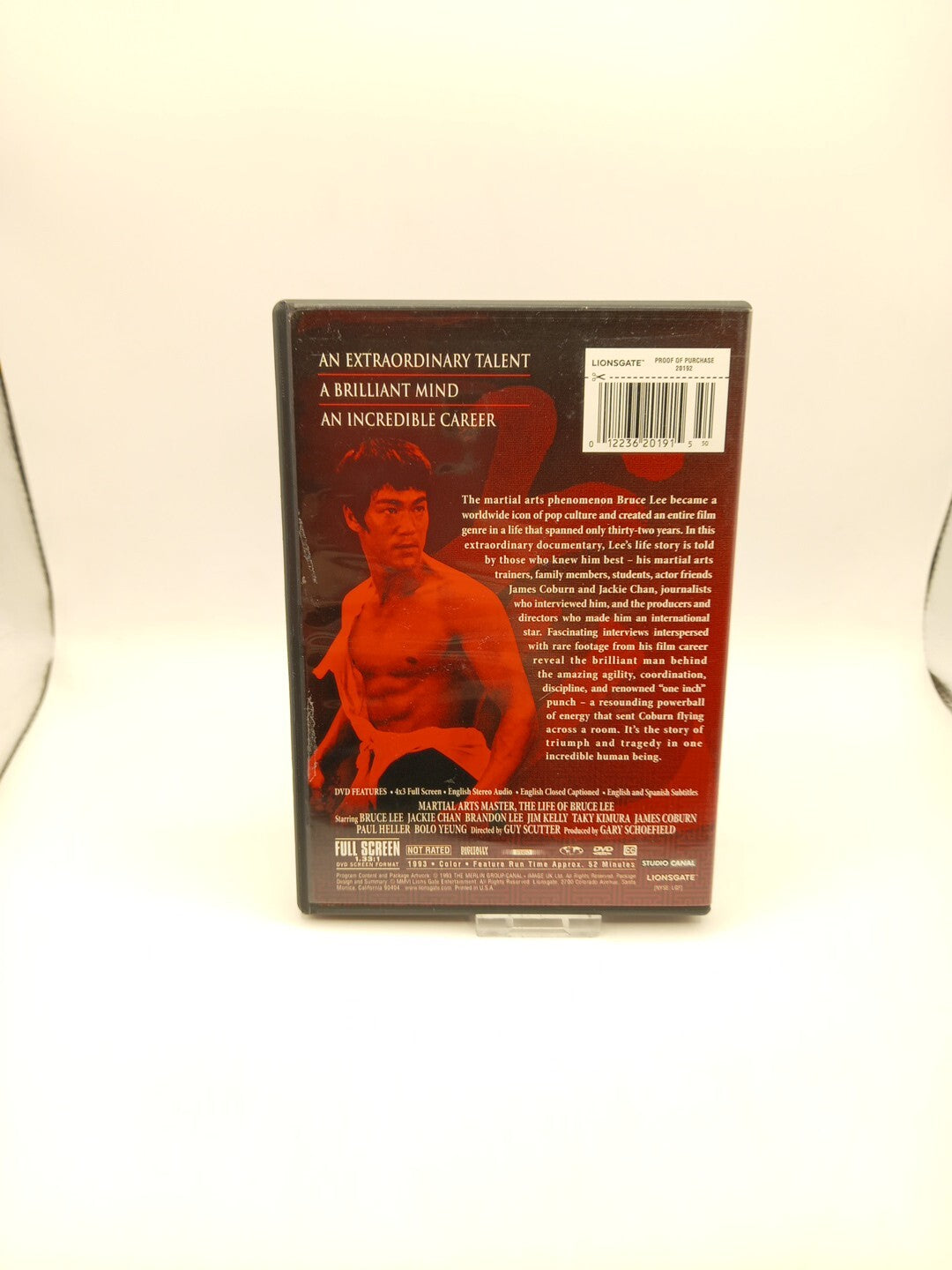 Martial Arts Master, The Life Of Bruce Lee DVD