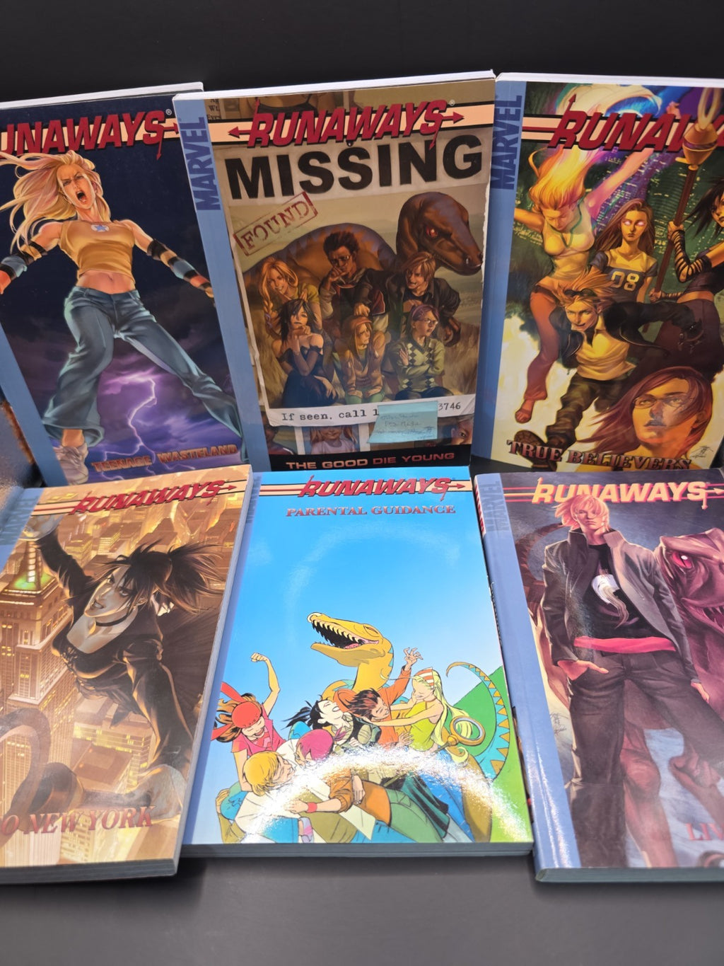 Marvel Runaways Vol 2-7 Softcover