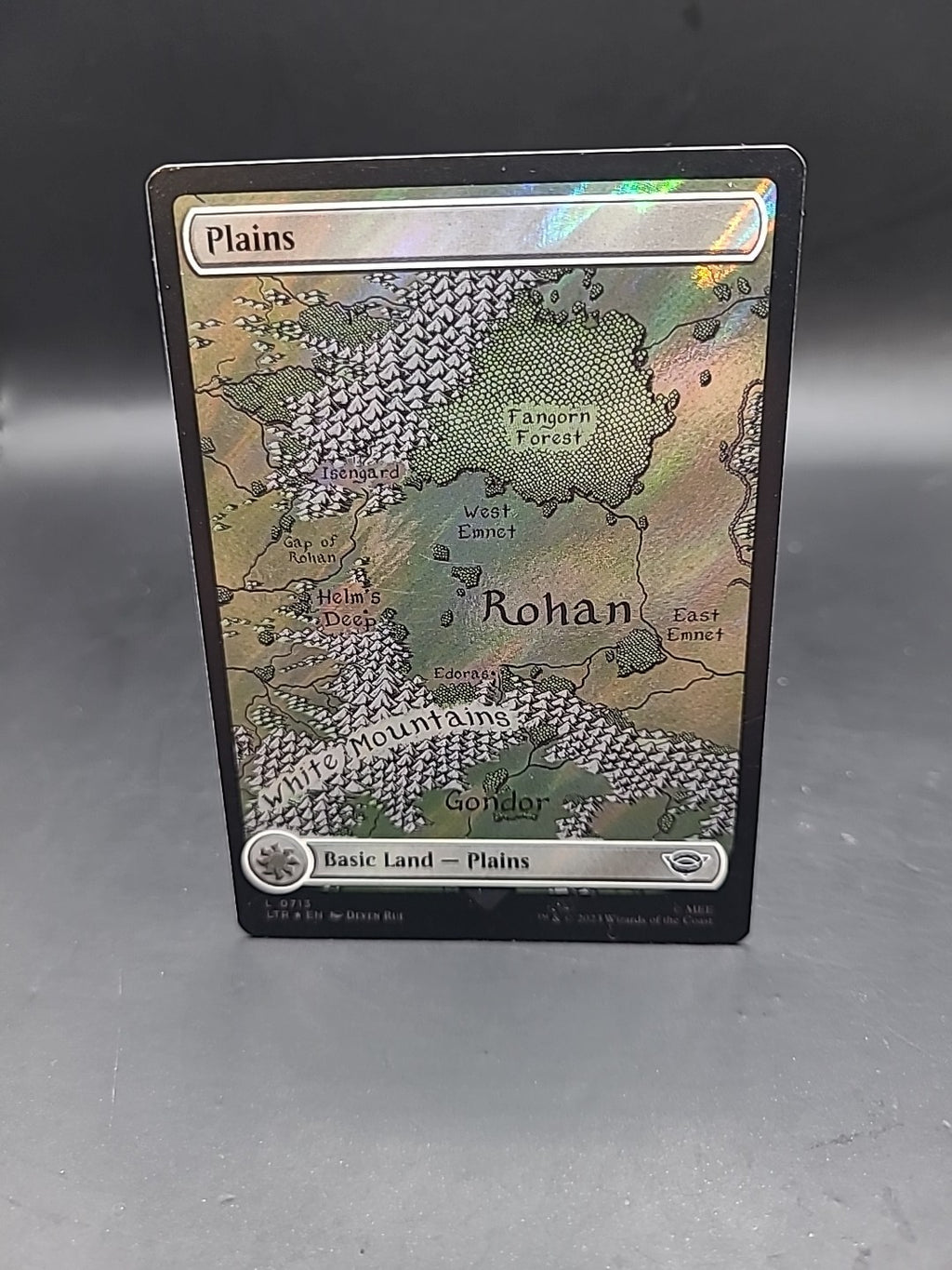 Plains (0713) (Surge Foil) [The Lord of the Rings: Tales of Middle-Earth] MTG