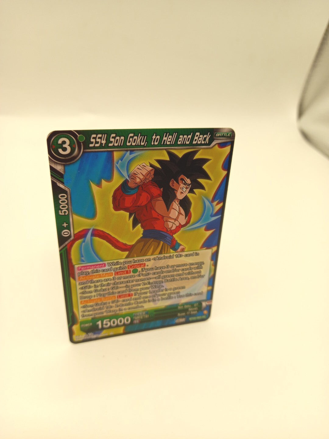 Dragon Ball Super Card SS4 Son Goku To Hell And Back BT20-063 UC