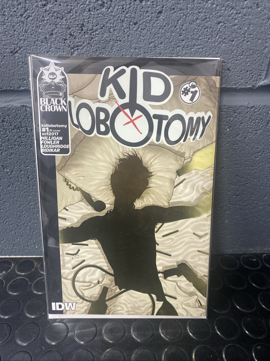 KID LOBOTOMY #1 | IDW  | Oct 2017 | Vol 1 | Frank Quitely 1:10 Gold Foil Variant