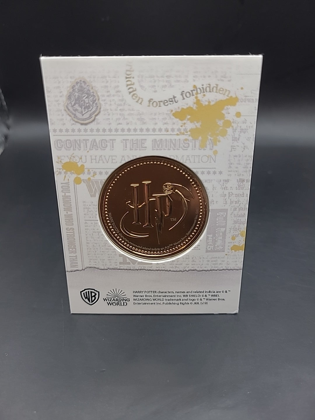 Harry Potter Official Medal Collection GREEN GINNY WEASLEY Chamber Of Secrets