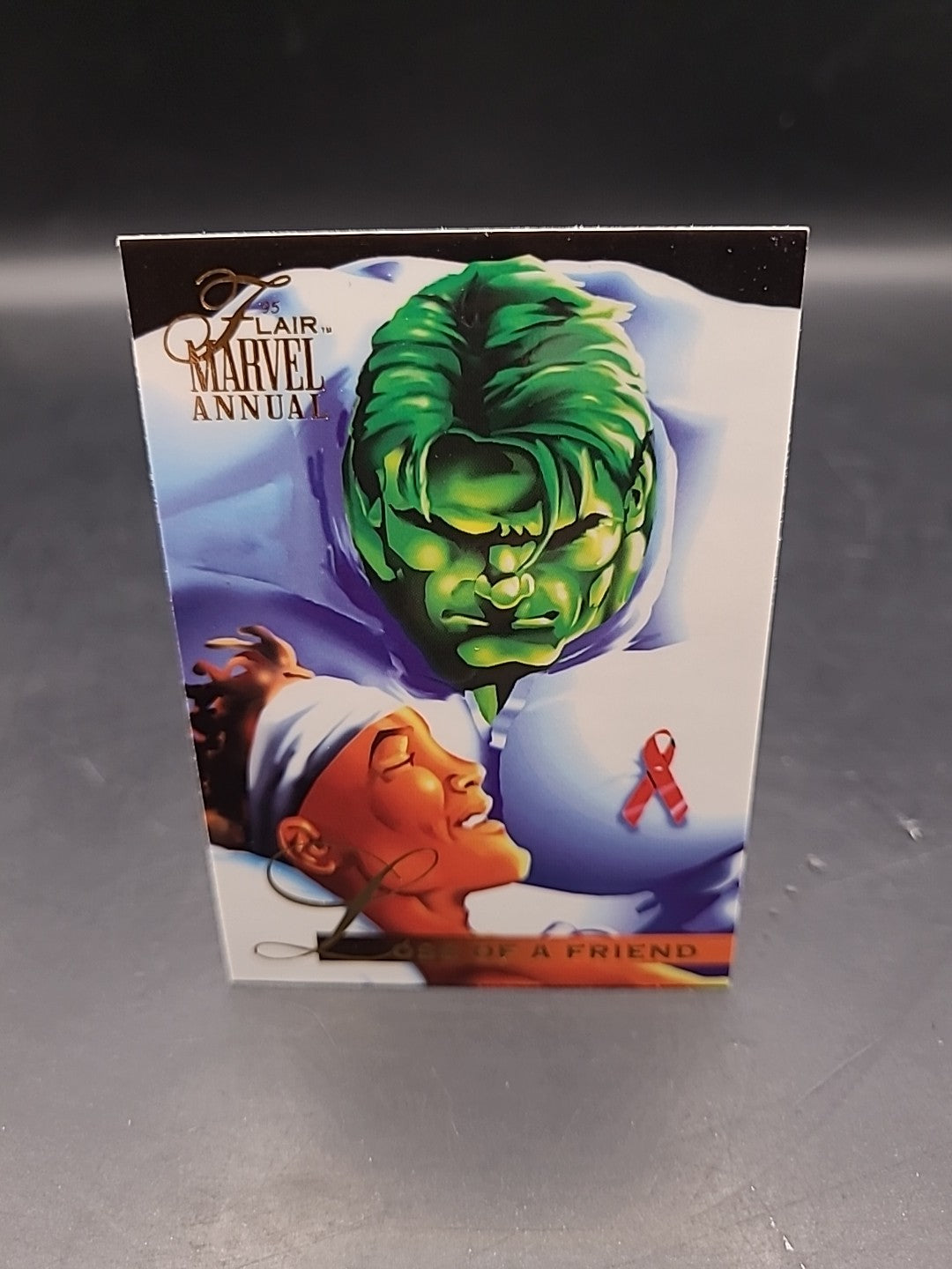 1995 Flair Marvel Annual #83 Loss of a Friend