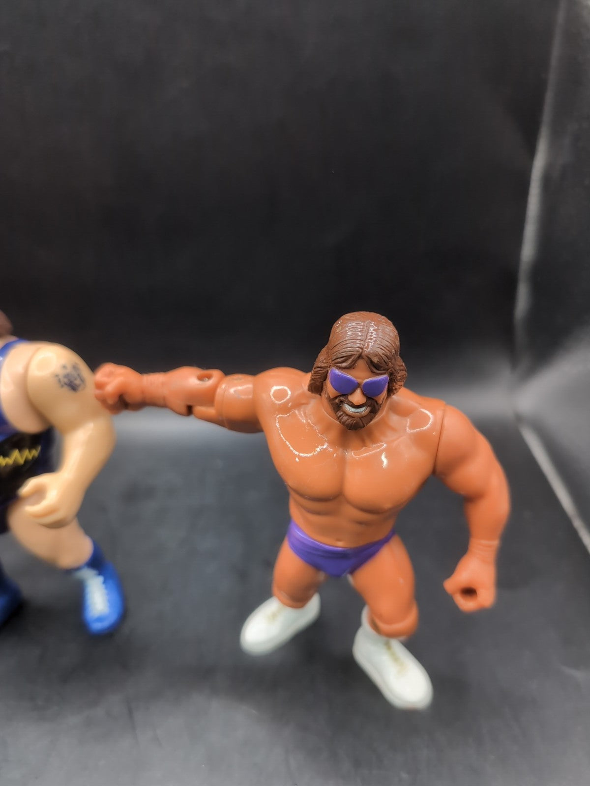 3 X WWF Hasbro Wrestling Figures Natural Disasters And Macho King