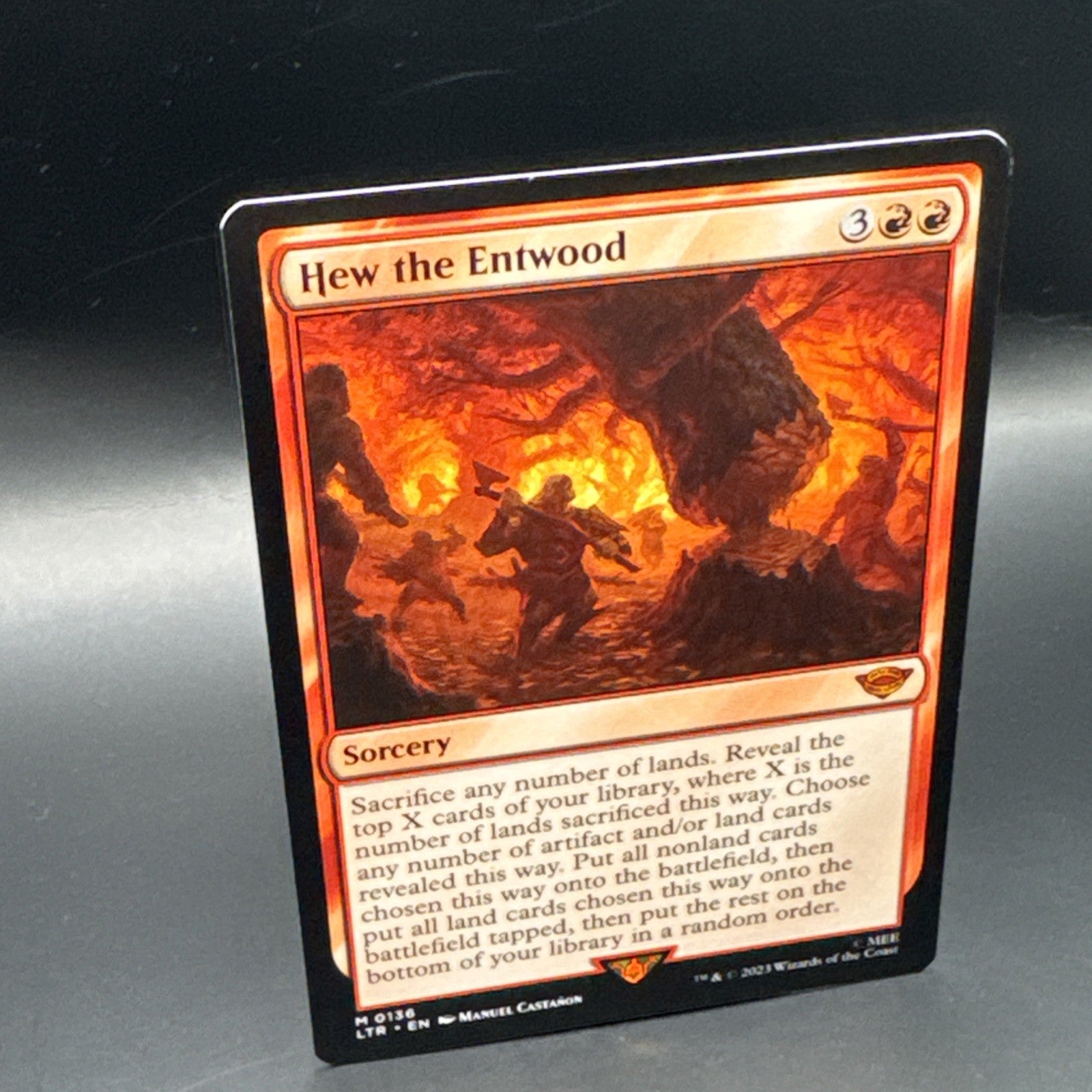 Hew the Entwood, Lord of the Rings, MTG