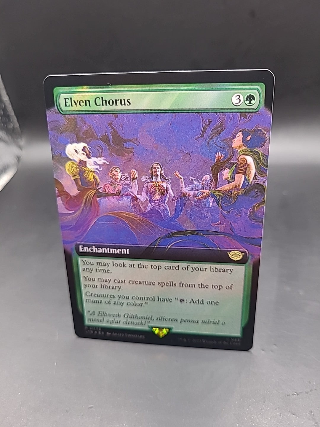 MTG LOTR Elven Chorus (Surge Foil) Mint/Near Mint R 0775