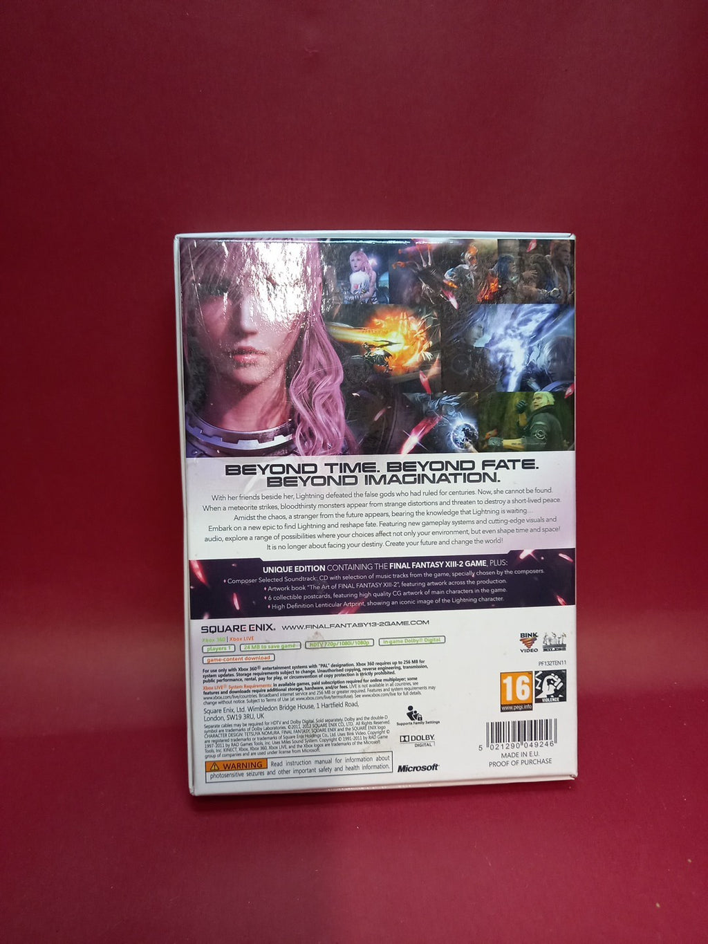 Final Fantasy XIII-2 Limited Collectors Edition Xbox 360 + Preorder Steelbook