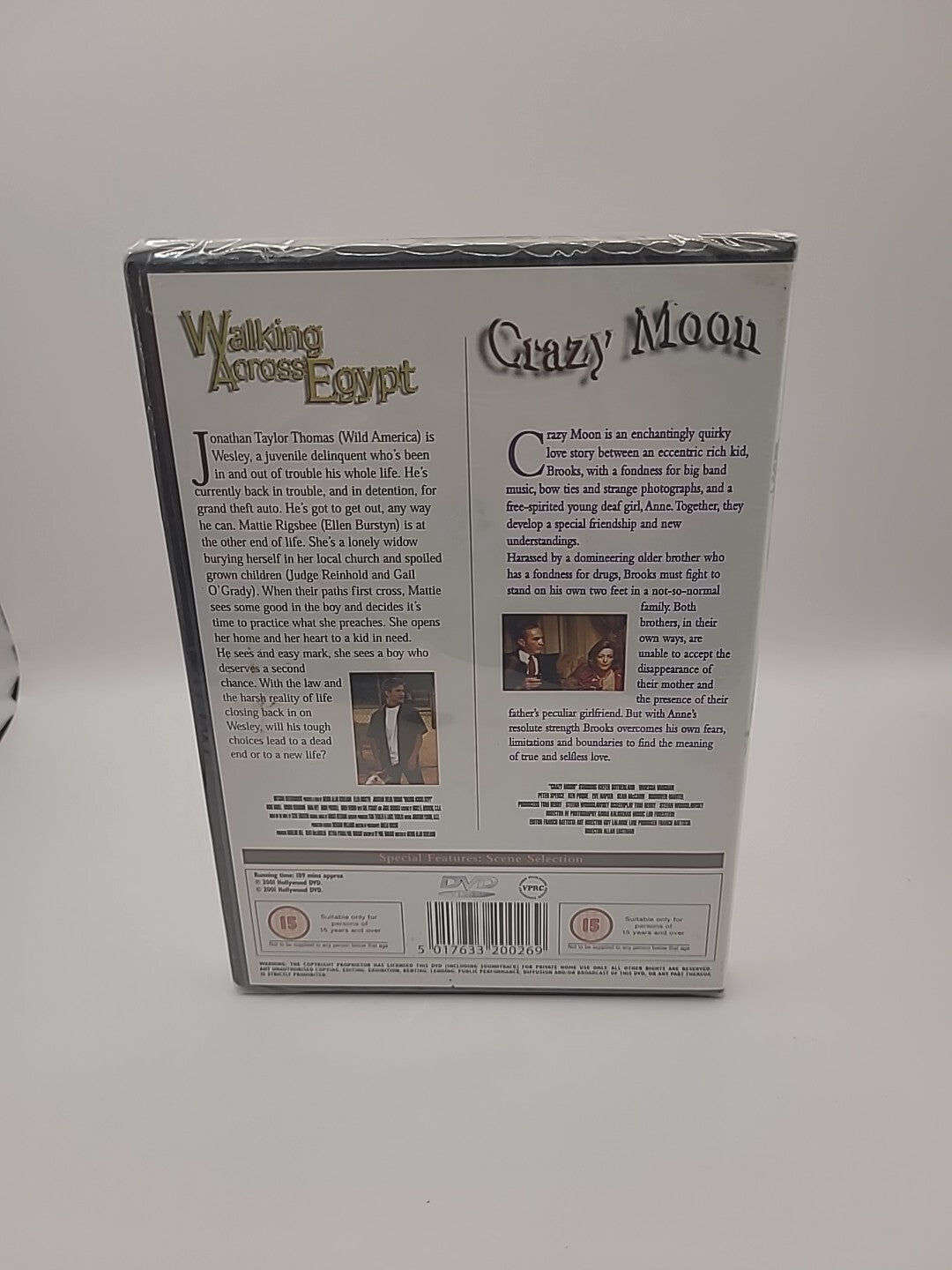 Walking Across Egypt/Crazy Moon Dvd - New And Sealed