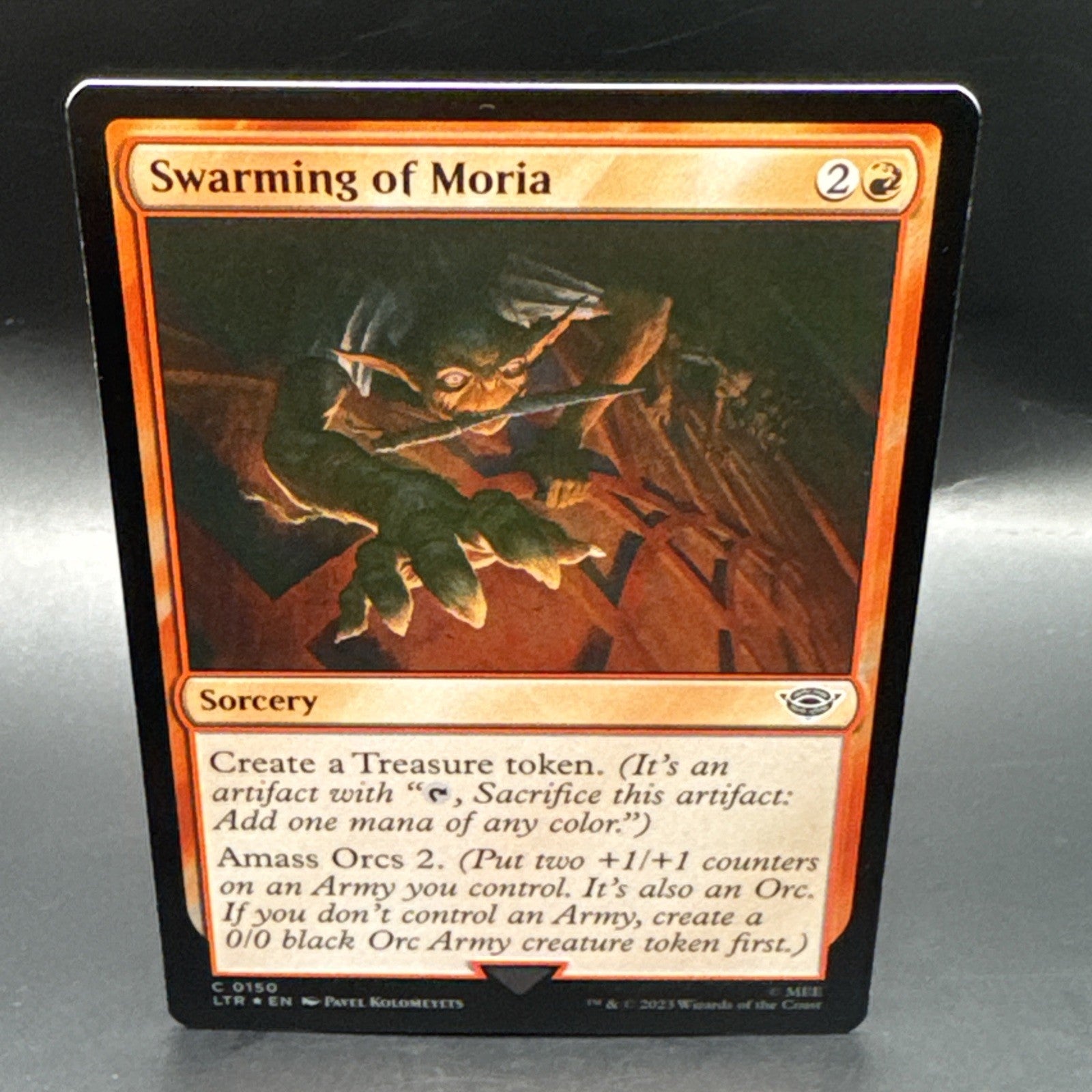 MTG Swarming of Moria (FOIL) C0150 Lord of the Rings+ 1 Regular Card
