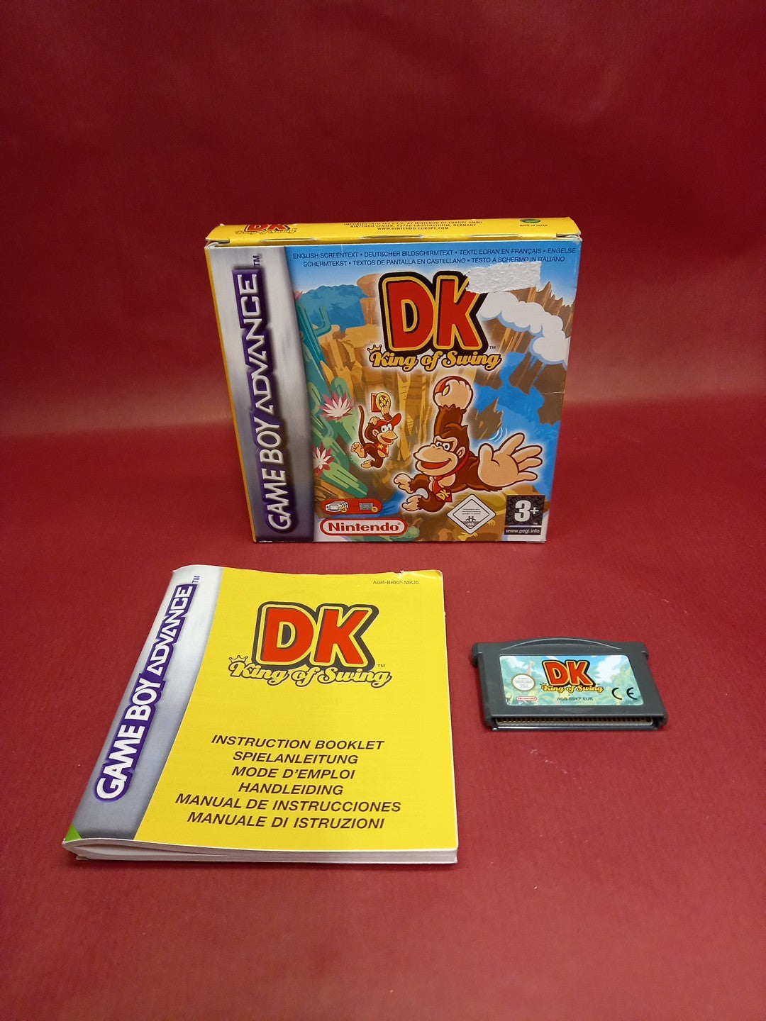 DK King Of Swing: Nintendo Game Boy Advance Game PAL