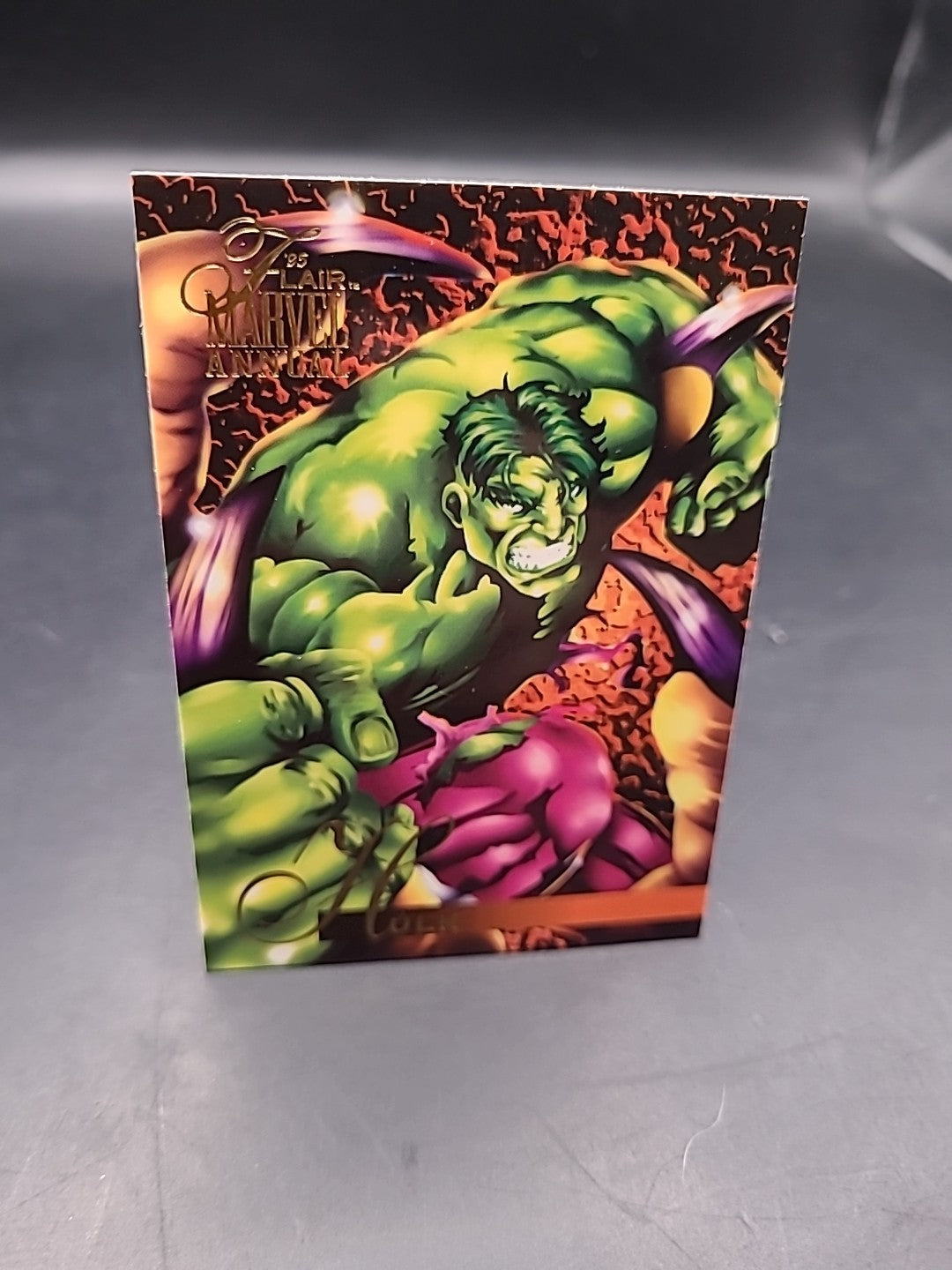 1995 Flair Marvel Annual #82 Hulk