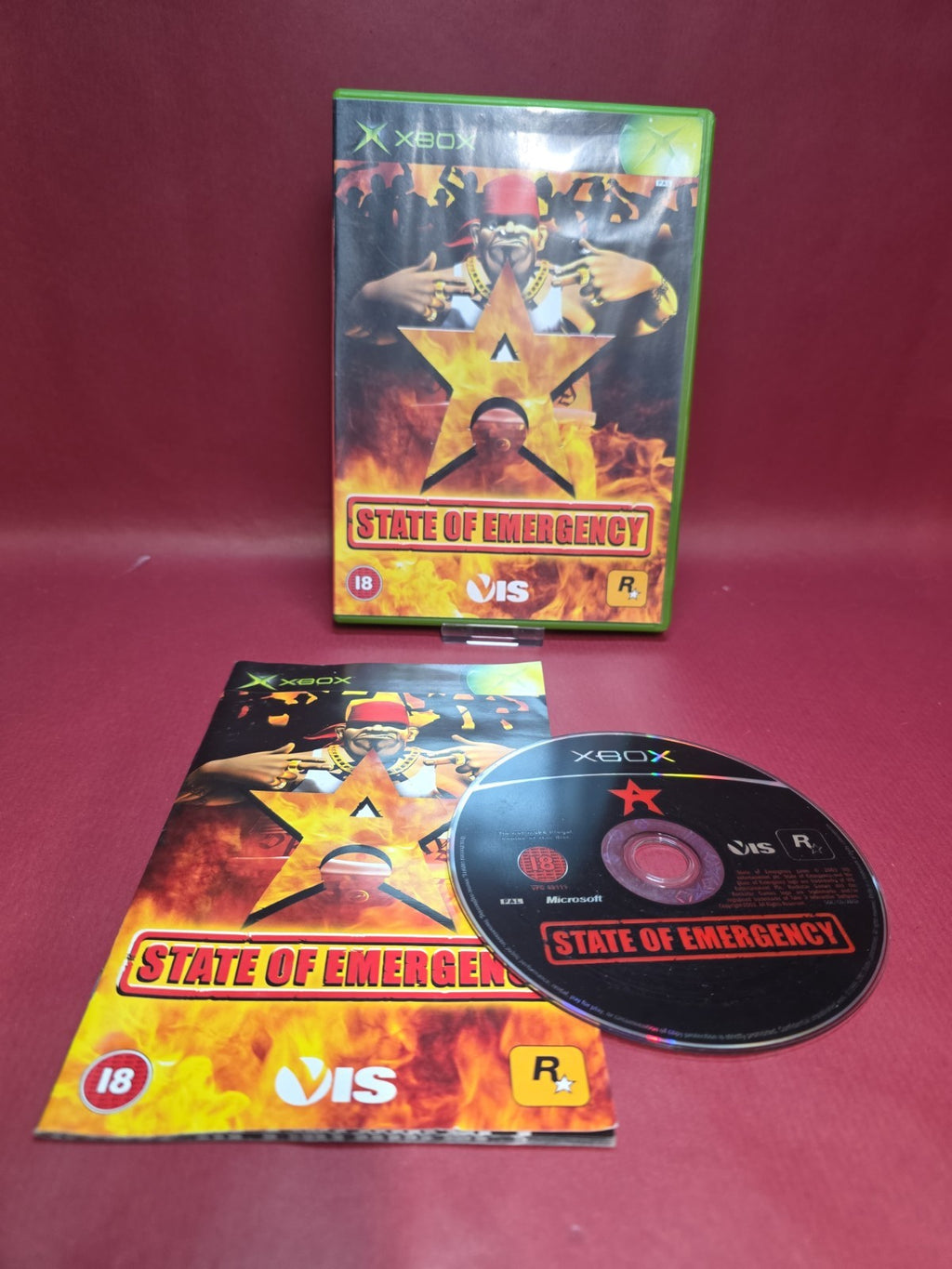 State Of Emergency Microsoft Xbox Rockstar Games Complete PAL 