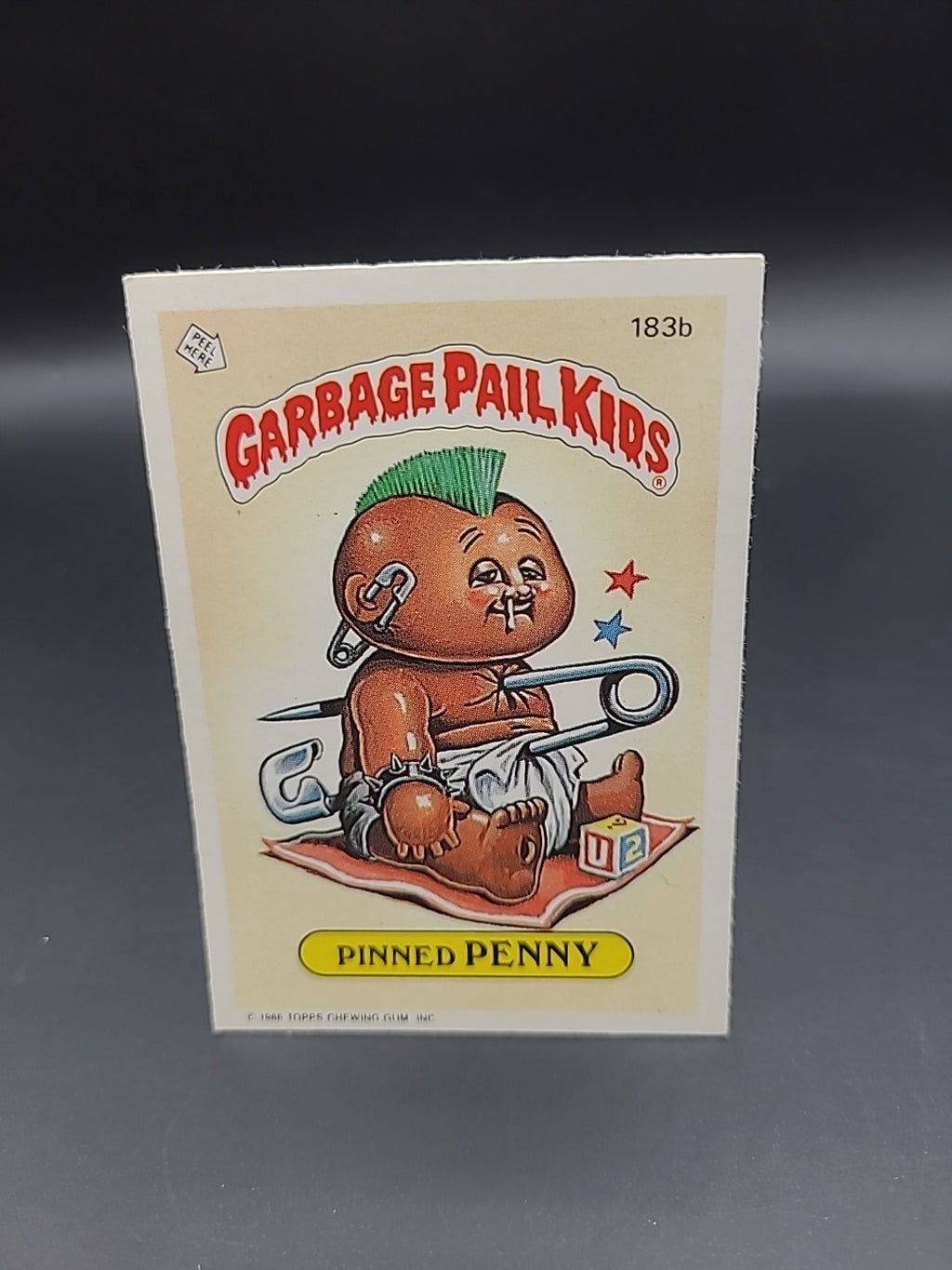 Garbage Pail Kids Topps 1986 Original Series 5 Pinned Penny 183b