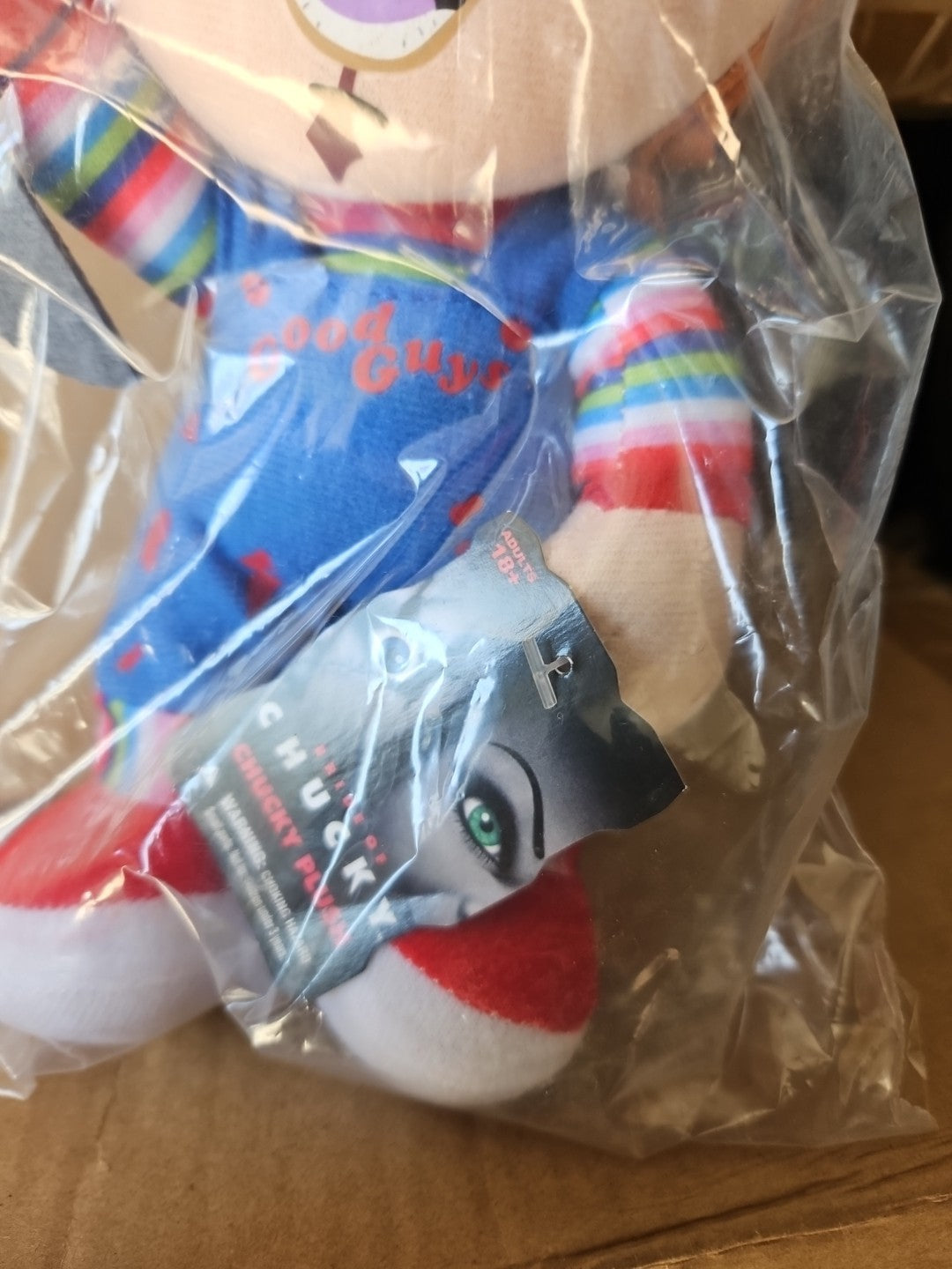 2004 Mezco Bride Of Chucky Chucky Plush Doll Child's Play Good Guy Doll