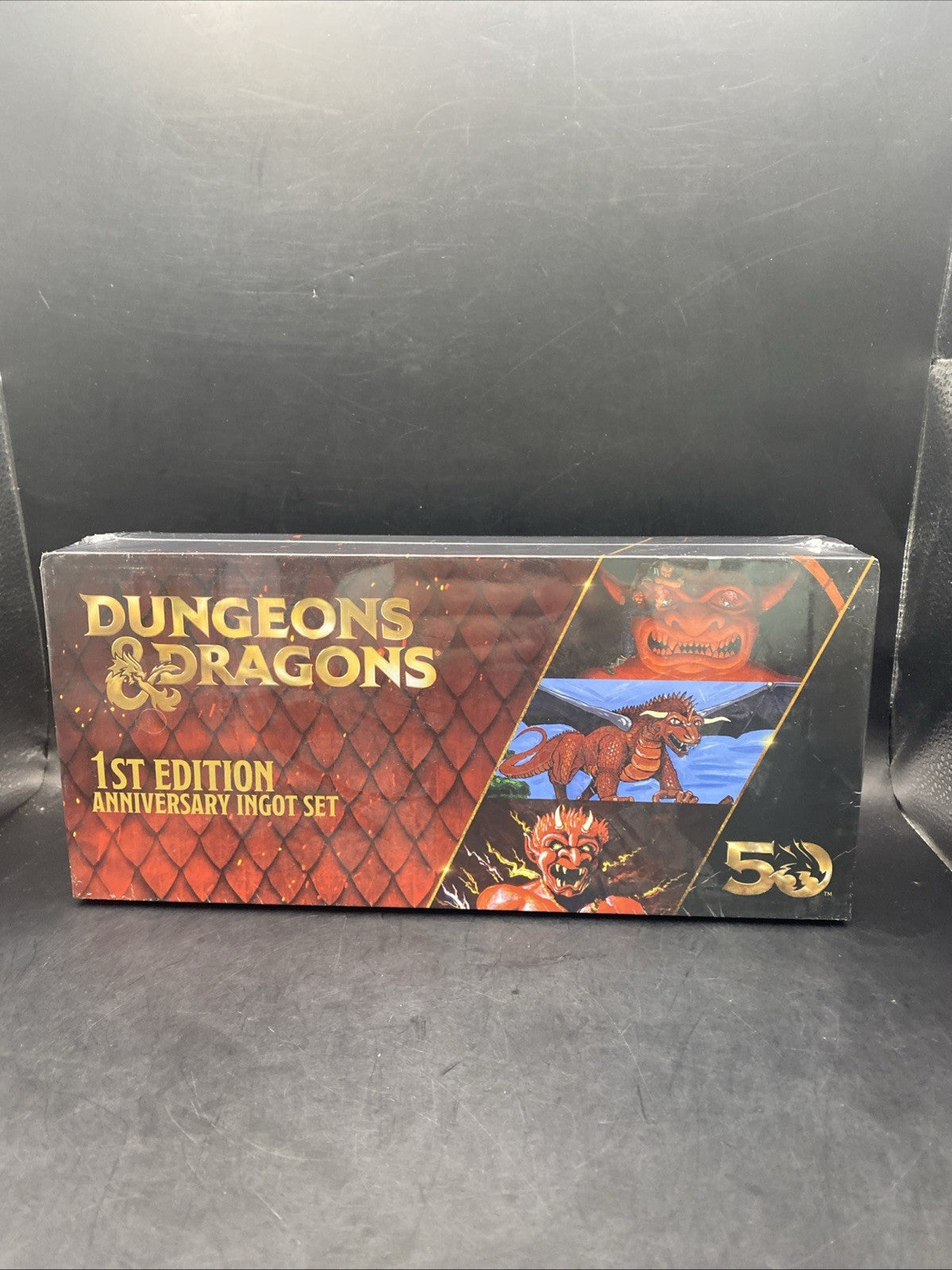 Dungeons & Dragons - 50th Anniversary 1st Edition Book Cover Ingot Set