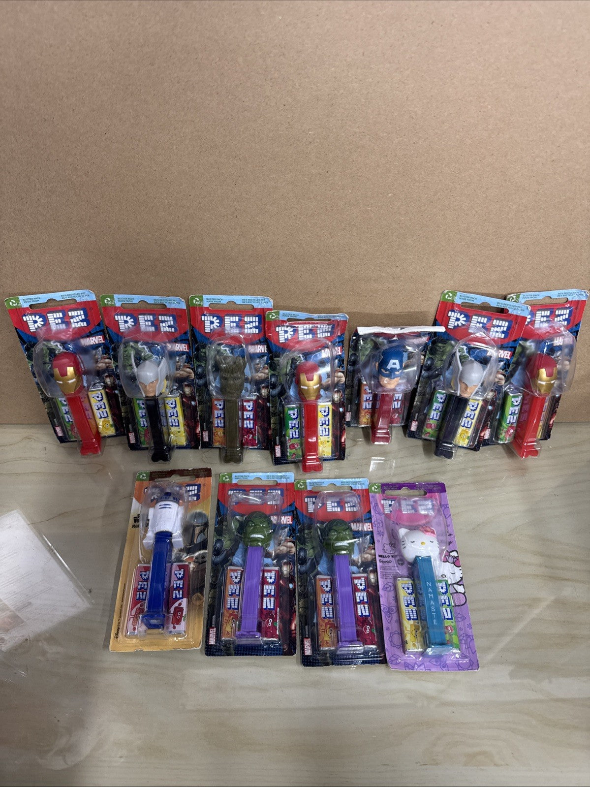 PEZ Dispenser bundle X 11, OUT OF DATE