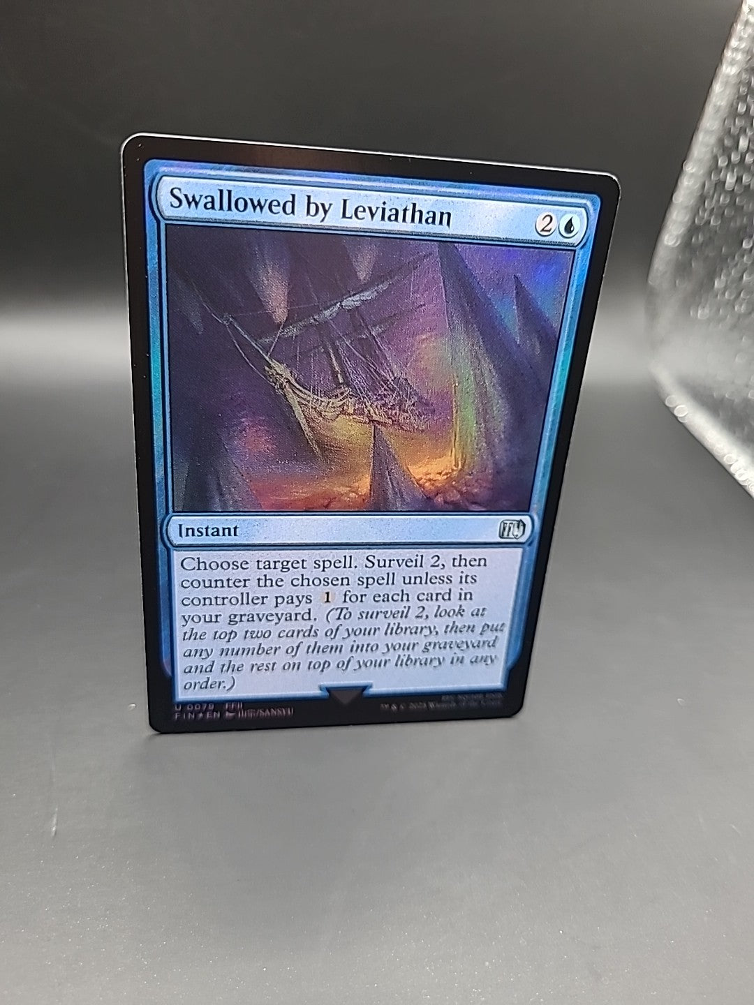MTG Final Fantasy Foil Uncommon #0079 Swallowed By Leviathan