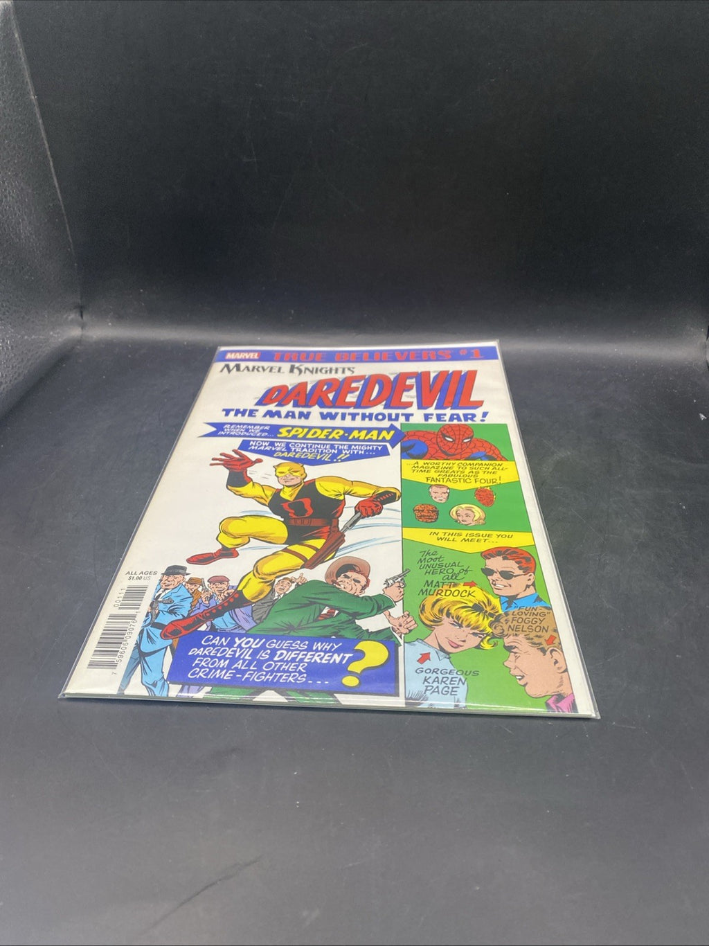 True Believers Daredevil 1 reprint. 1st app of Daredevil