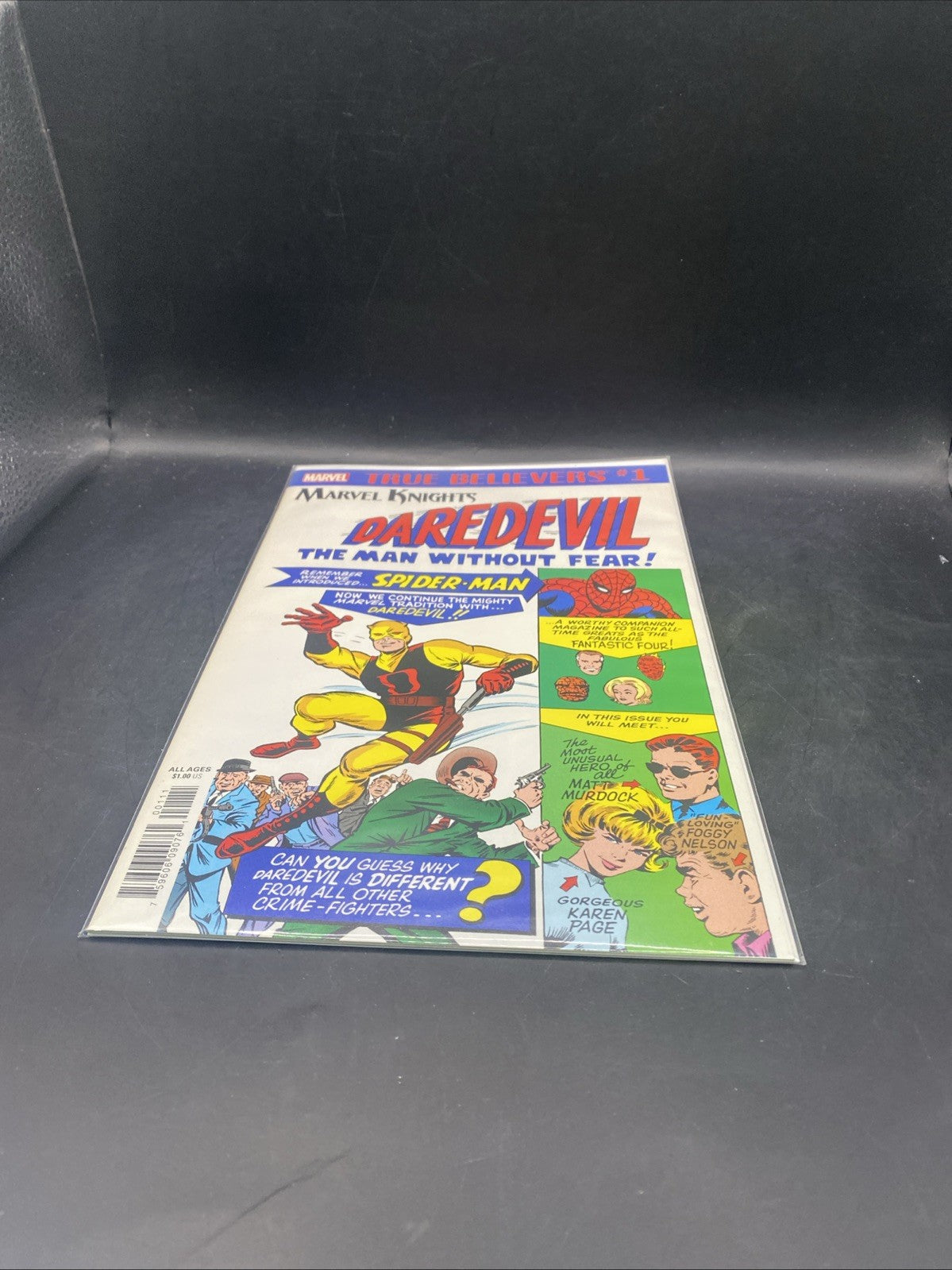 True Believers Daredevil 1 reprint. 1st app of Daredevil