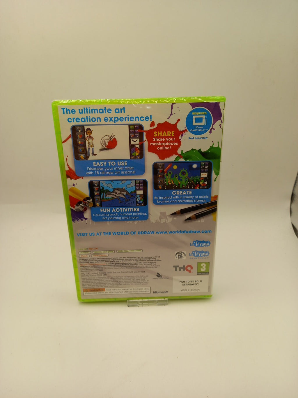 U Draw Studio Instant Artist Xbox 360 - New And Sealed