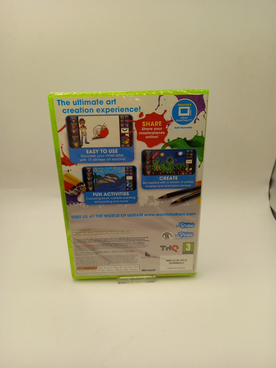 U Draw Studio Instant Artist Xbox 360 - New And Sealed