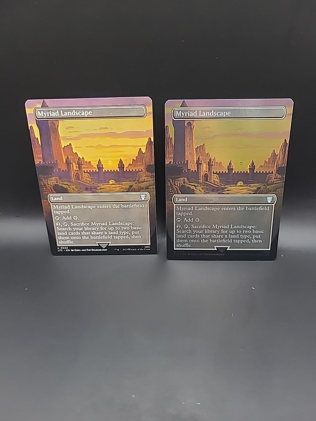 MTG LTC 0534 - “Myriad Landscape” Borderless - FOIL & REGULAR