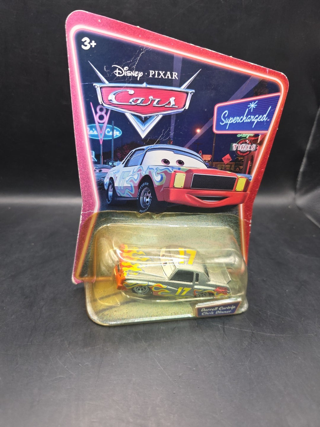Disney Cars Darrell Cartrip Chris Dinner Toy Pixar Mattel Sealed