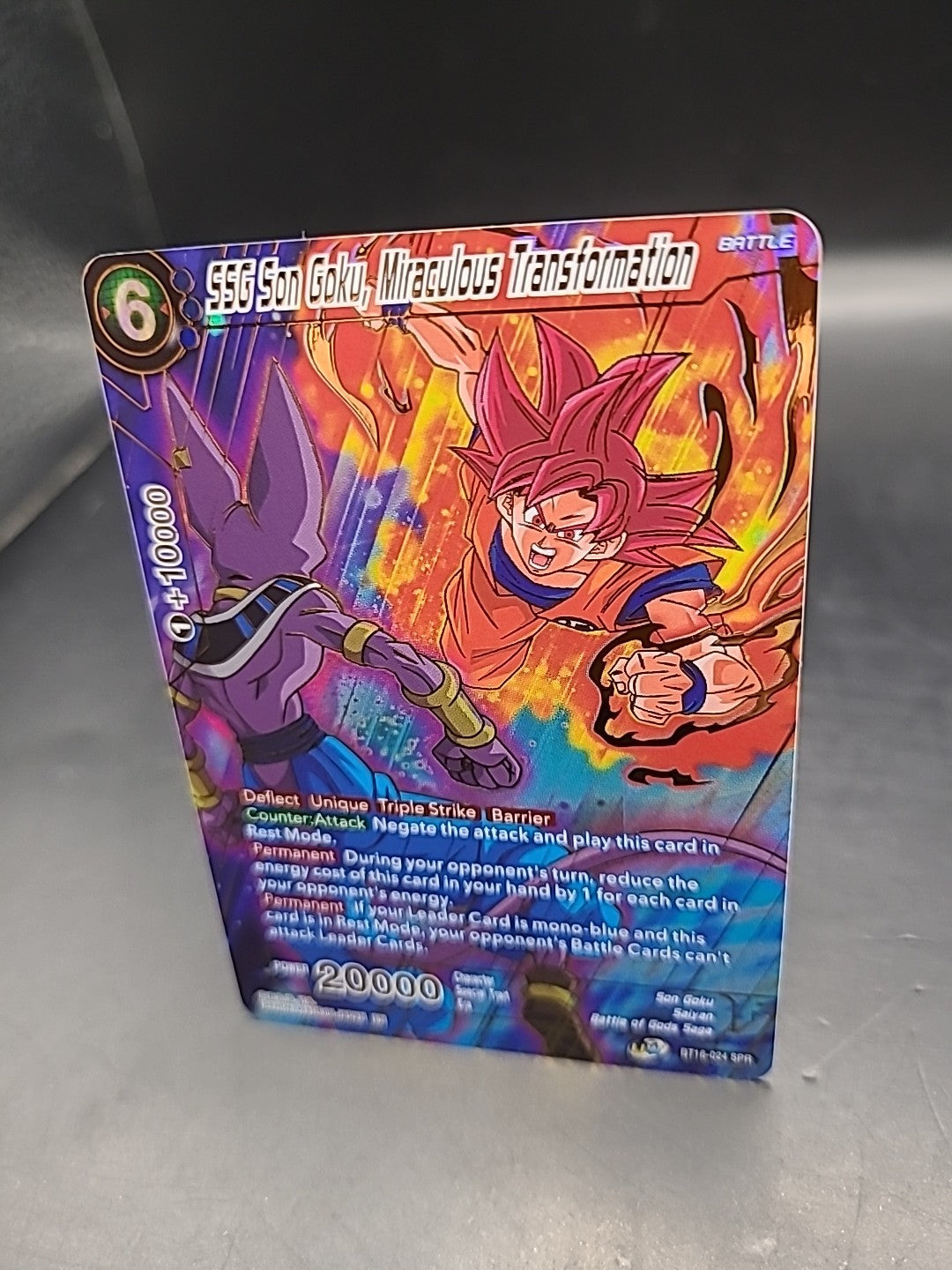 DBS TCG - BT16-024 SPR - SSG Son Goku, Miraculous Transformation *Near Mint*