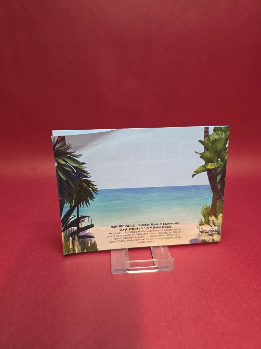 Madagascar Nintendo Game Boy Advance Video Game Cartridge And Manual