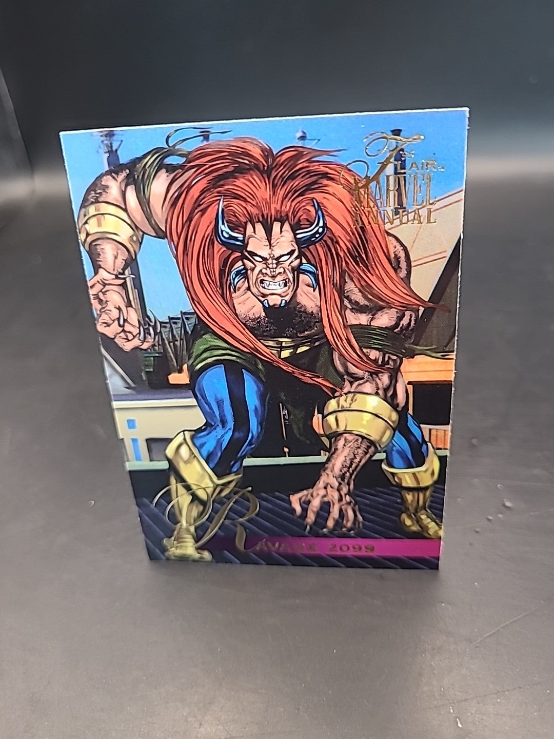 1995 Flair Marvel Annual Card 95 RAVAGE 2099