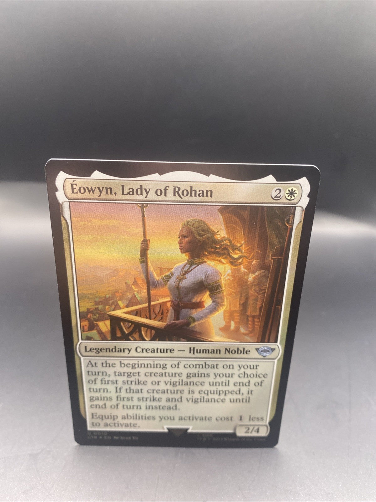 Eowyn, Lady of Rohan - U0010 - Foil - LOTR - MTG + 1 Regular Card