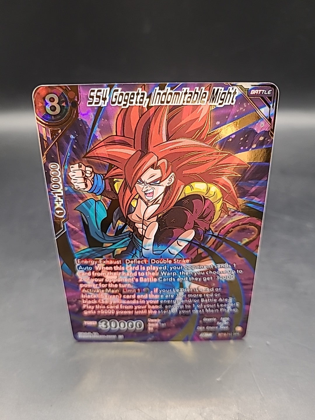 SS4 Gogeta, Indomitable Might BT18-143 SPR - Dragon Ball Super Card