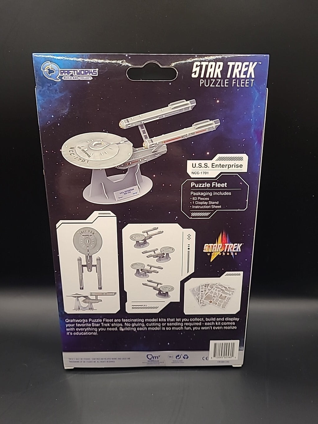 Star Trek Puzzle Fleet U.S.S Enterprise NCC-1701 Model Kit
