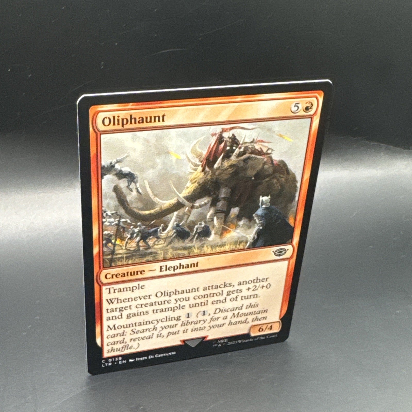 MTG Oliphaunt (Foil) C0139 Lord of the Rings + 1 Regular Card