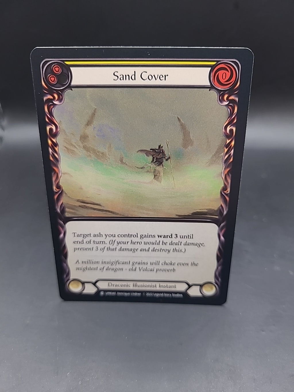 Sand Cover Yellow Rainbow Foil - FAB:Uprising - UPR040 - 