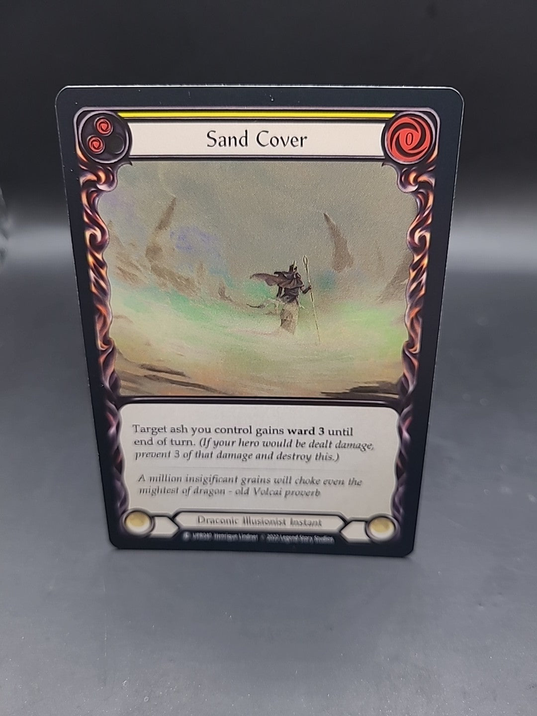 Sand Cover Yellow Rainbow Foil - FAB:Uprising - UPR040 - 