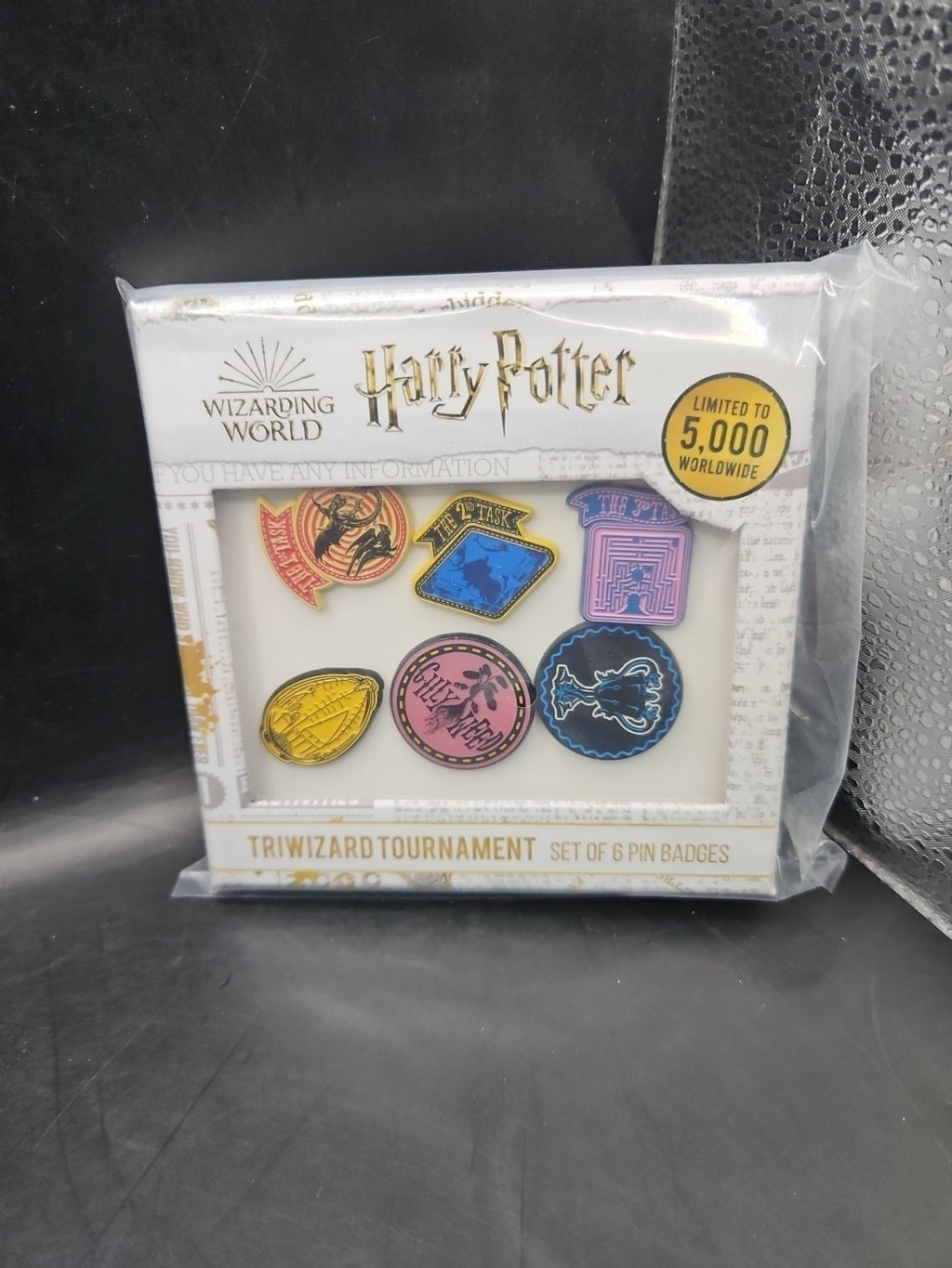 Harry Potter Limited Edition Set of 6 Triwizard Tournament Pin Badges