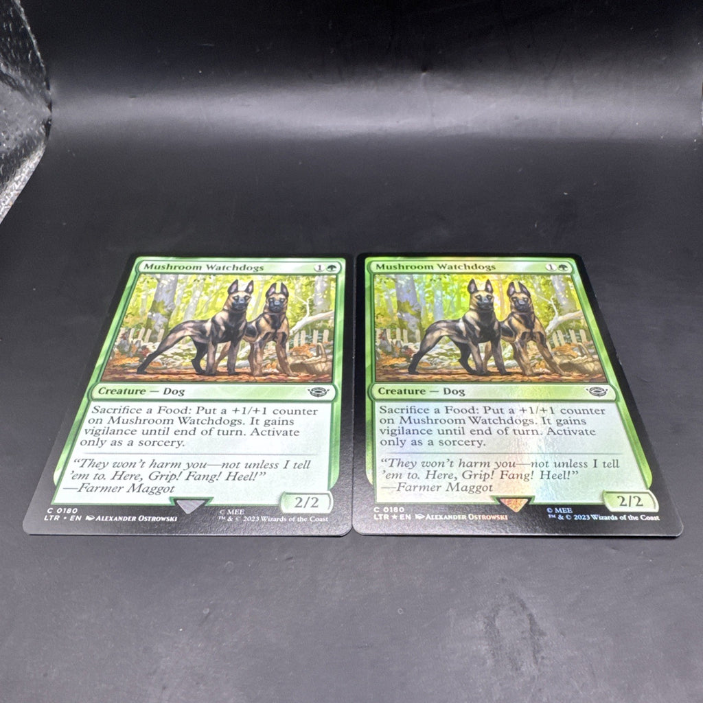 Mushroom Watchdogs MTG (FOIL) C0180 + Regular Card