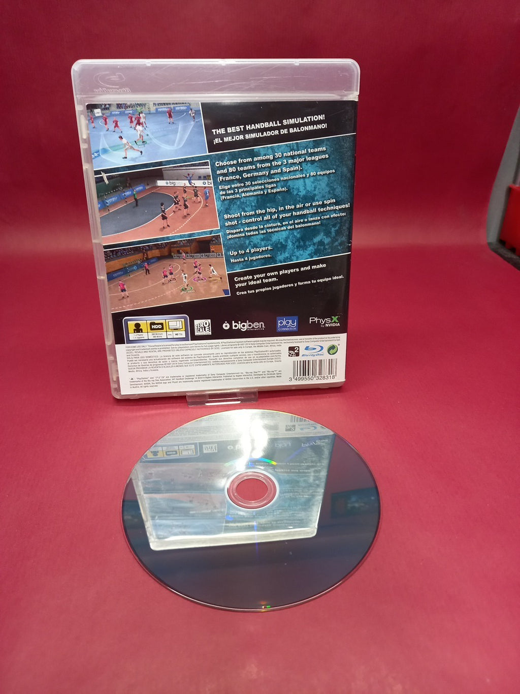 IHF Handball Challenge 14 PS3 English Language Packaging