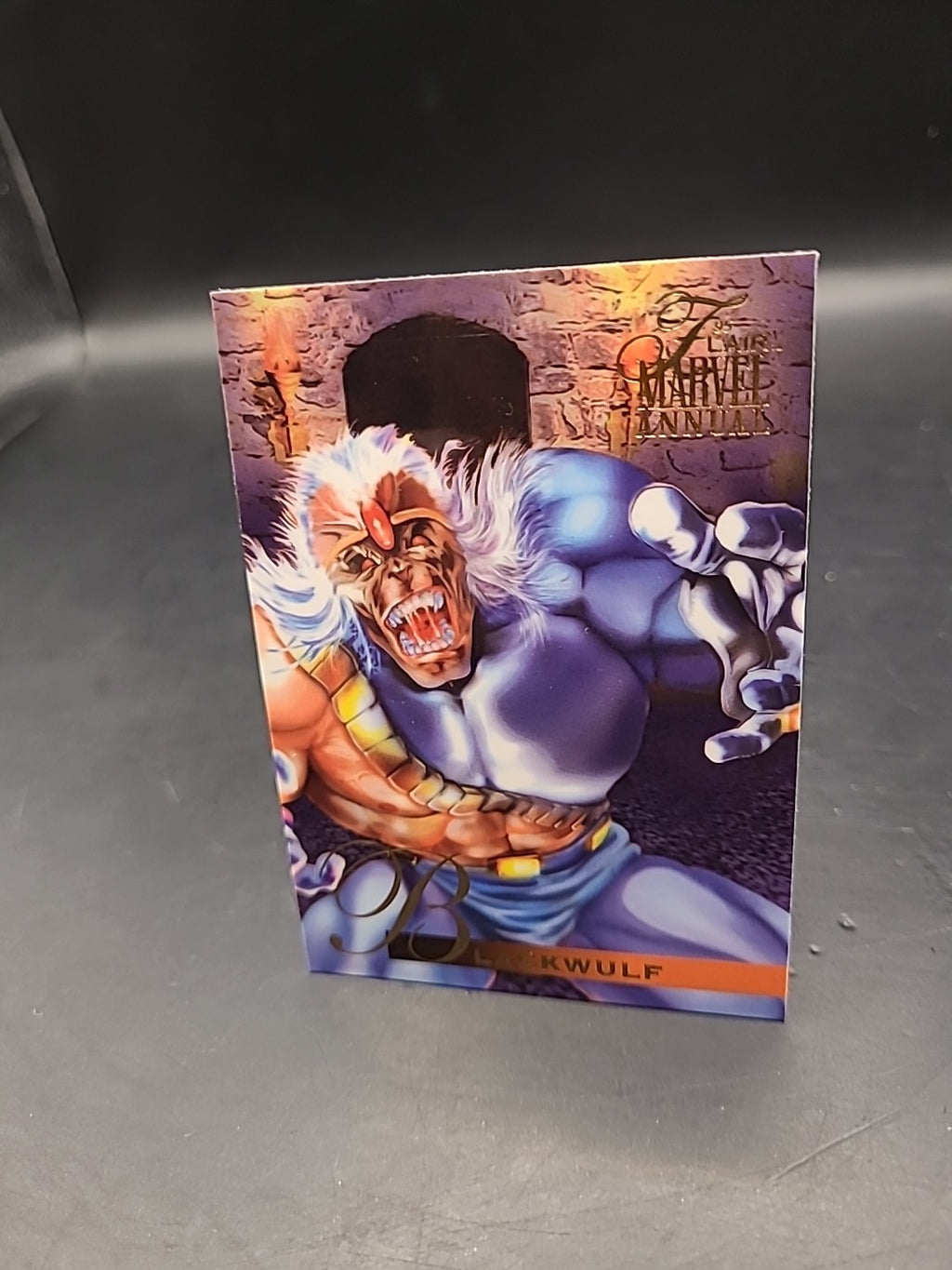 Blackwulf 1995 Flair Marvel Annual Card #87 (NM)