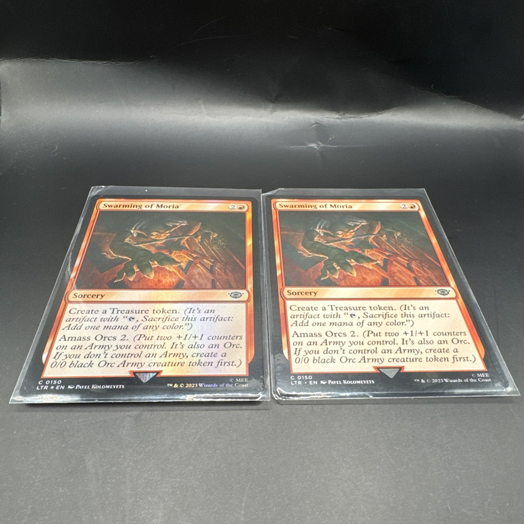 MTG Swarming of Moria (FOIL) C0150 Lord of the Rings+ 1 Regular Card