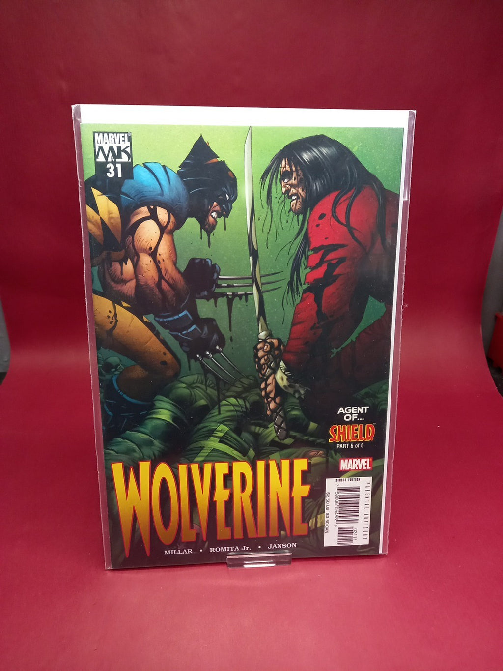 WOLVERINE # 31 (Marvel Comics 2005)  Agent Of SHIELD. Gorgon