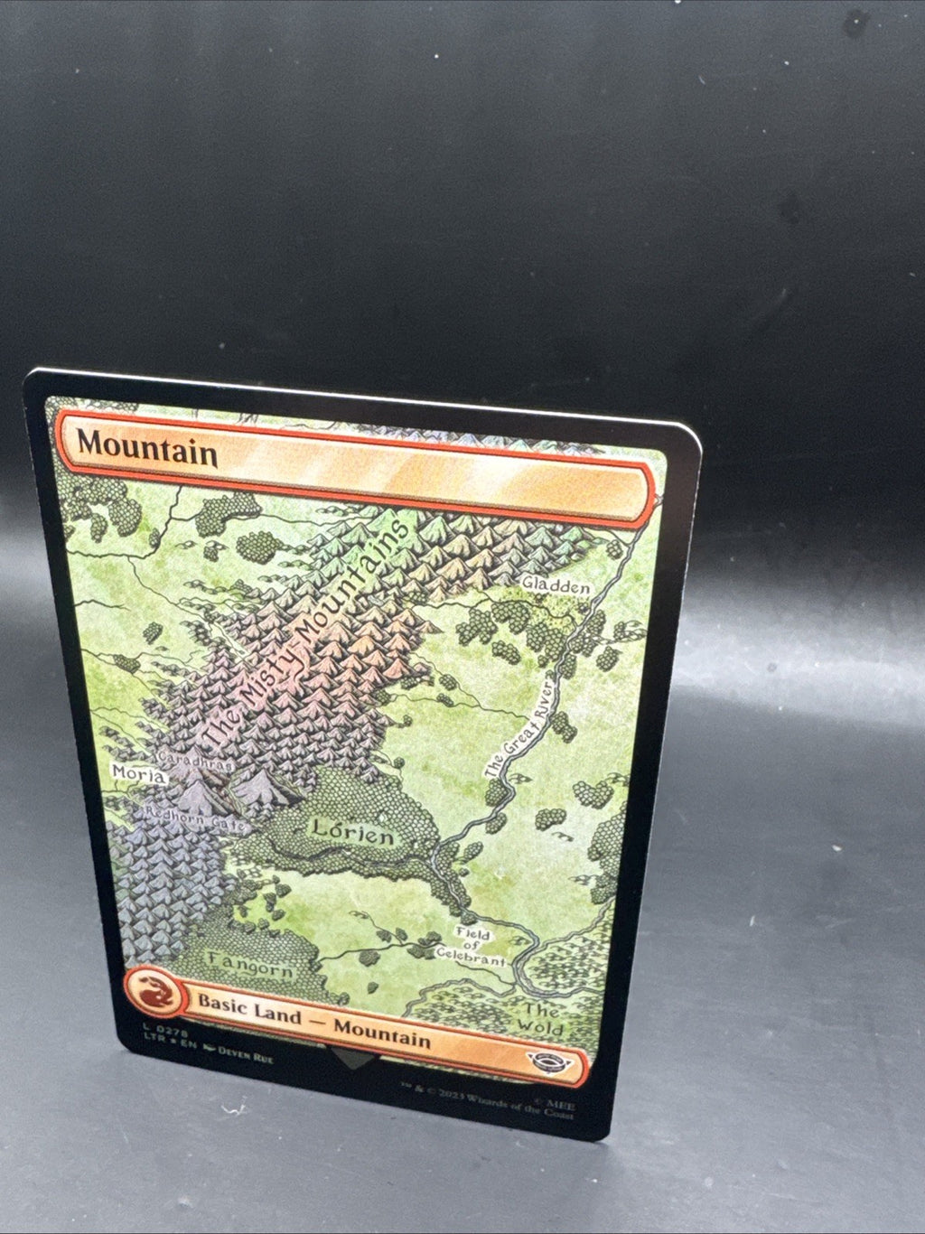 Mountain - L0278 - Foil - LOTR - MTG