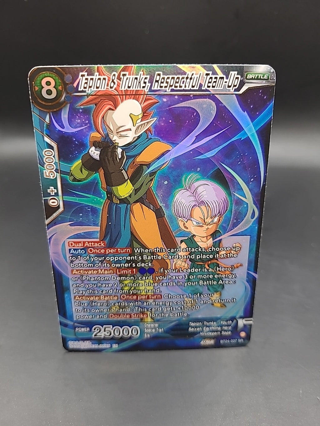 DBS TCG - BT24-037 SR - Tapion & Trunks, Respectful Team-Up 