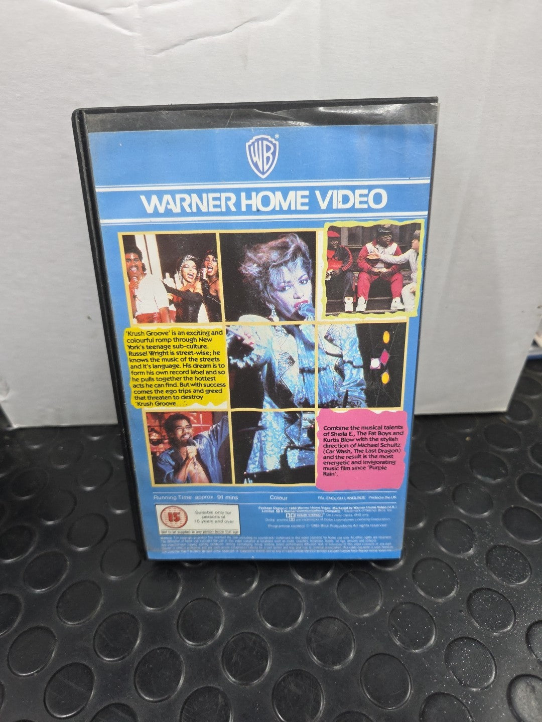 Krush Groove VHS - CASE ONLY