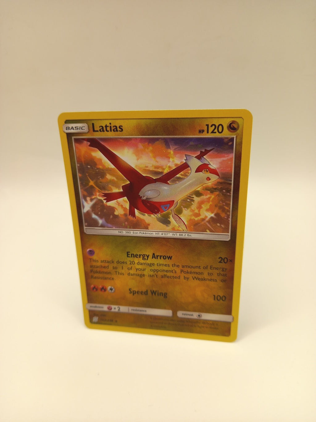 Pokemon Card Latias 153/236 Reverse Holo Unified Minds